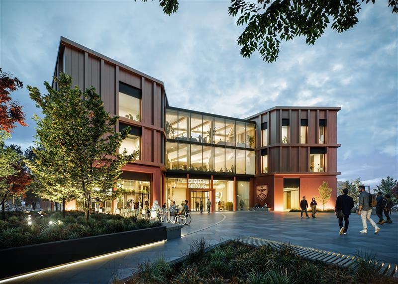 An artist's impression of the new Digital Nexus building