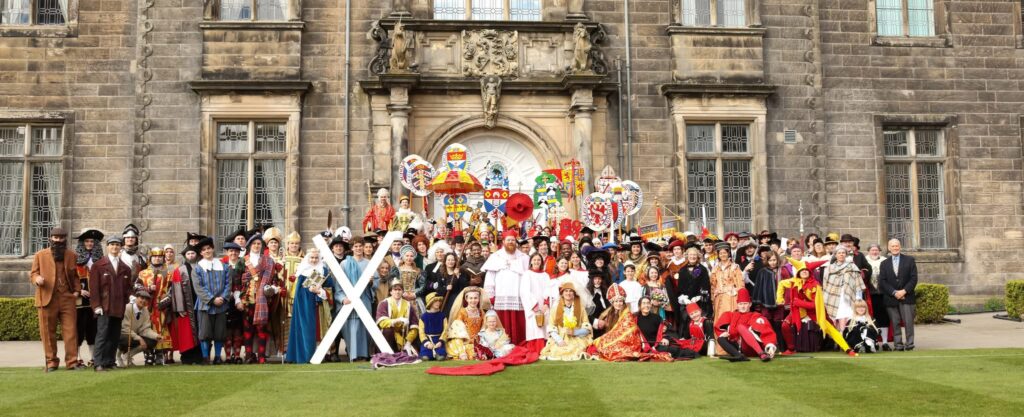 The Kate Kennedy Procession participants pictured in costume 