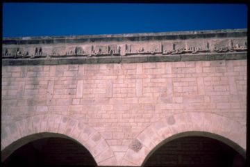 Arabic inscription on the wall of [the Great] Mosque, Medina, Sousse. University of St Andrews Libraries and Museums.