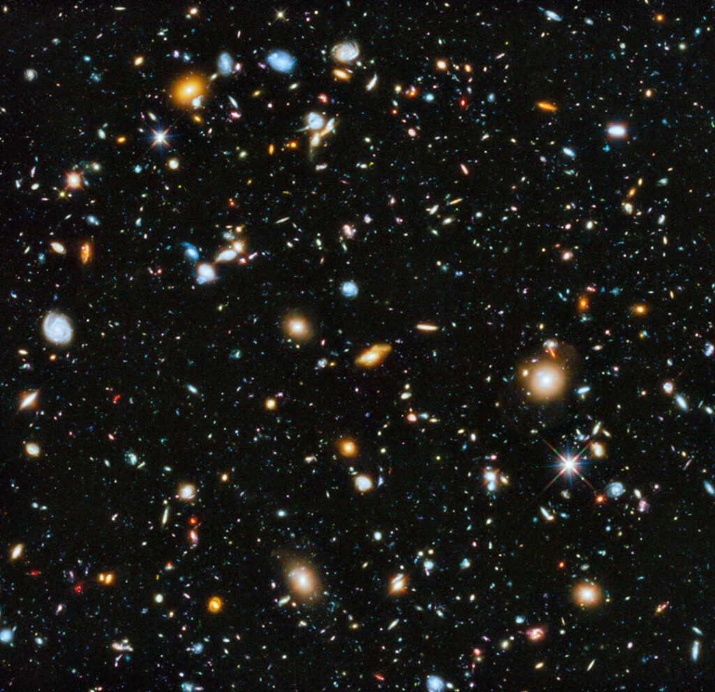 Hubble’s Ultra Deep Field, the deepest optical image ever taken.