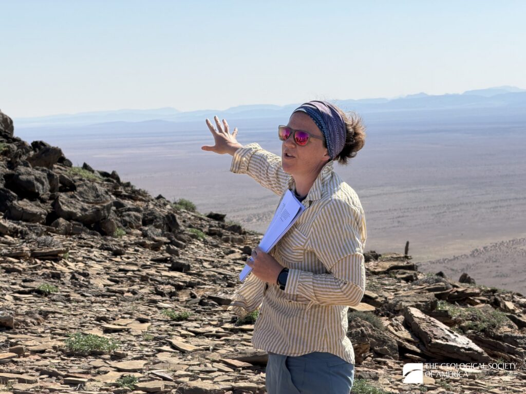 Catherine Rose, pictured in Namibia in 2026